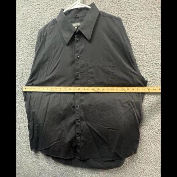 Kenneth Cole Reaction Shirt Mens 18 34/35 XXL Gray Button Up Collared Cotton - Picture 5 of 10